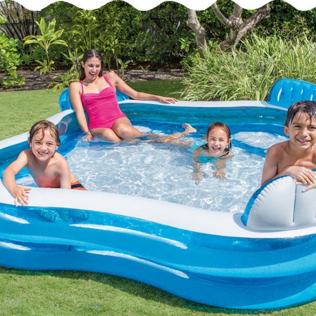 Somerset County Gazette: The Four-Seater Family Paddling Pool is suitable for children and adults. Picture: The Range