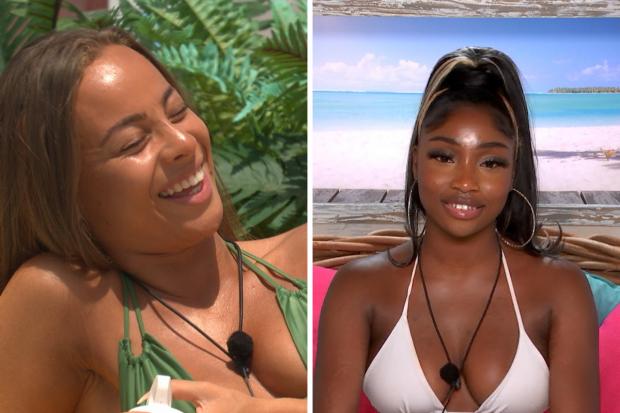 Somerset County Gazette: Danica and Indiyah. Love Island airs at 9pm on ITV2 and ITV Hub. Episodes are available the following morning on BritBox. Credit: ITV