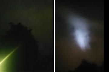  ‘Mysterious’ lights spotted over Taunton last night
