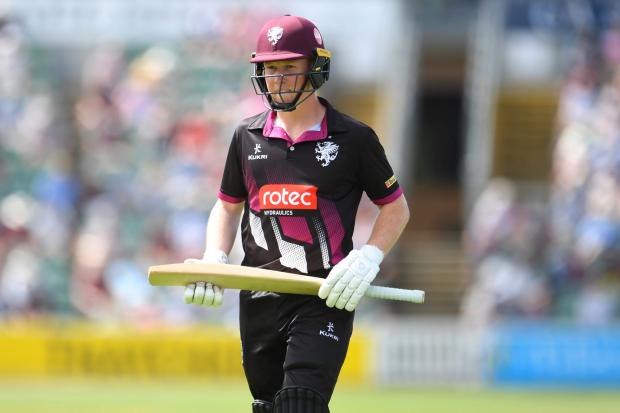 James Rew in action for Somerset. Picture: Somerset CCC