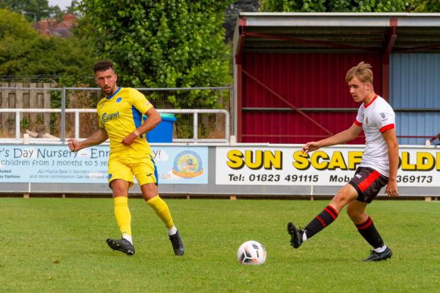 Lee Lucas is fit and signed on for the season. Picture: Taunton Town Photographers