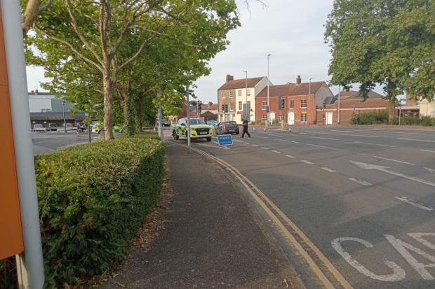 The scene of the incident on Billet Street, Taunton