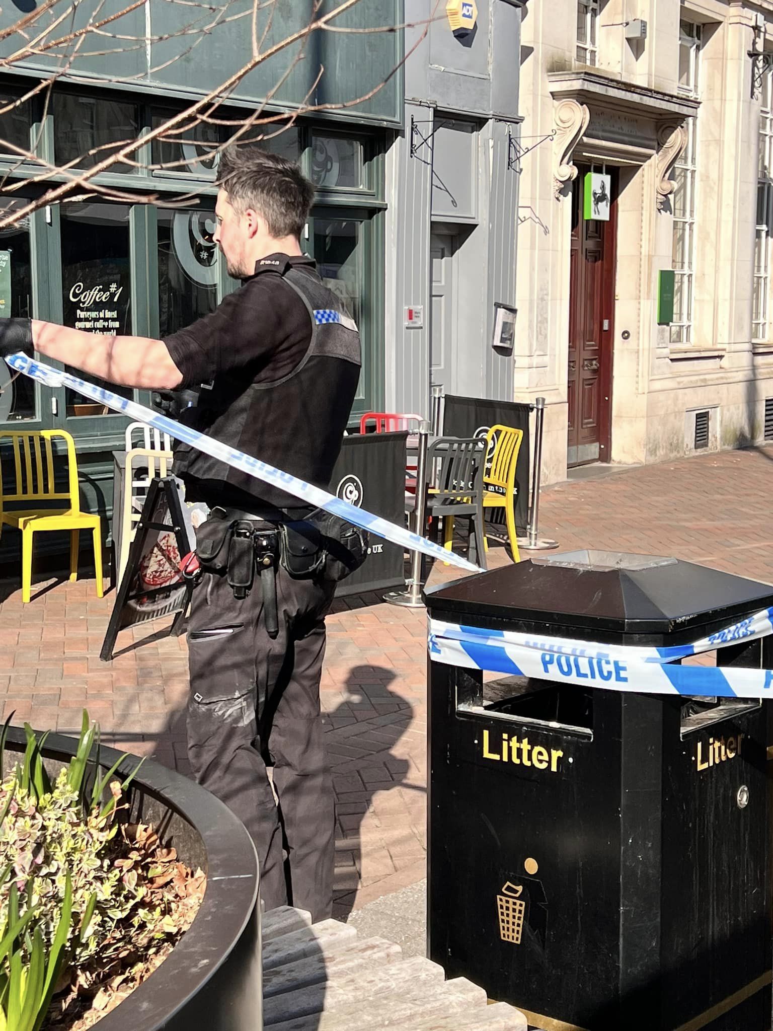Police in High Town, Hereford, Picture: Ian Jebb