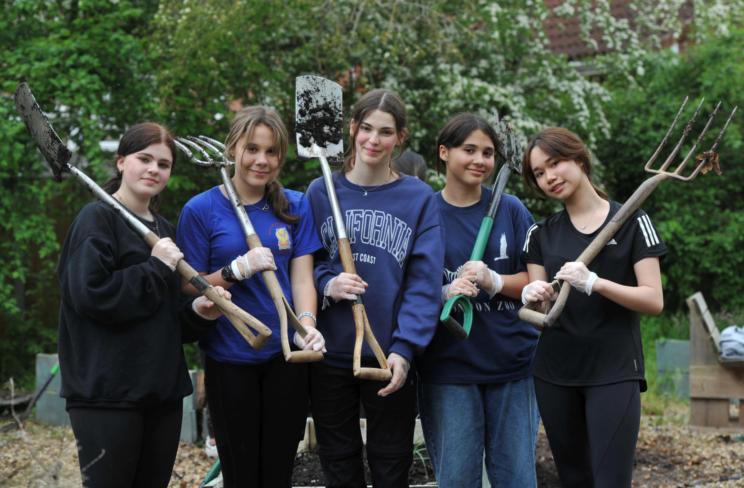 King's College students Big Help Out volunteering pictures - Vimarsana News