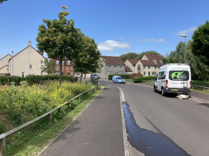 Sharpham Road in Glastonbury won't be adopted by Somerset Council 