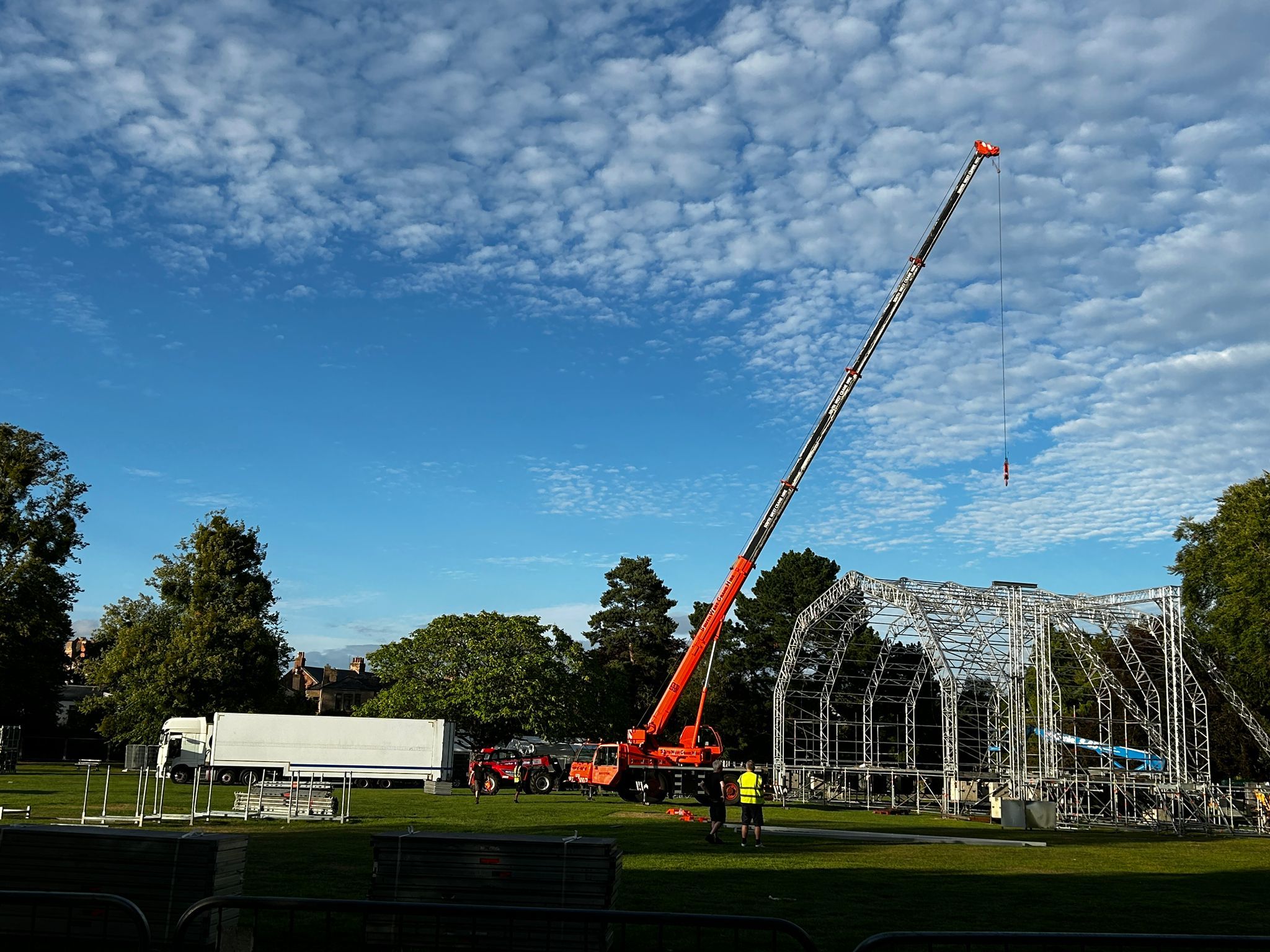 Vivary Park set up for four days of Live in Somerset | Somerset County Gazette - Vimarsana News