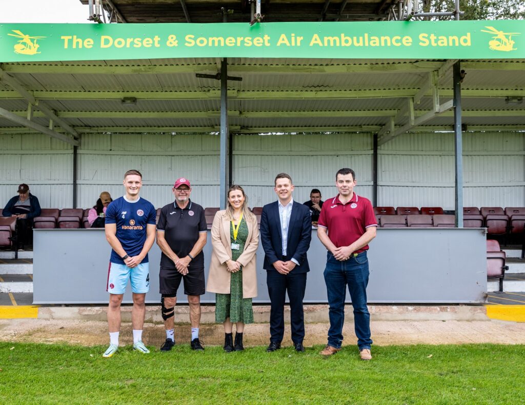Taunton Town welcome Dorset & Somerset Air Ambulance | Somerset County Gazette - Vimarsana News