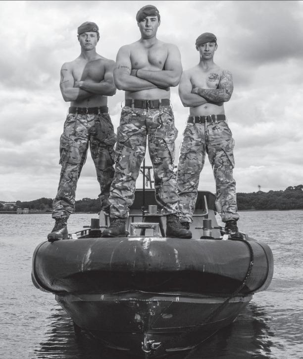 40 Commando Royal Marines strip for 2016 charity calendar