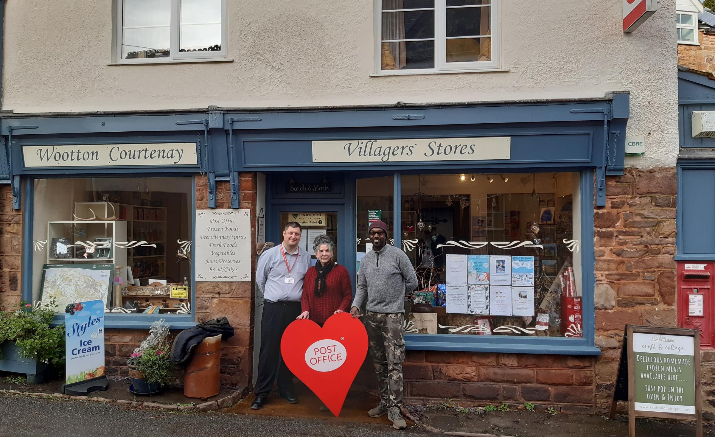 Revamped Wootton Courtenay Post Office and Villagers' Stores - Vimarsana News