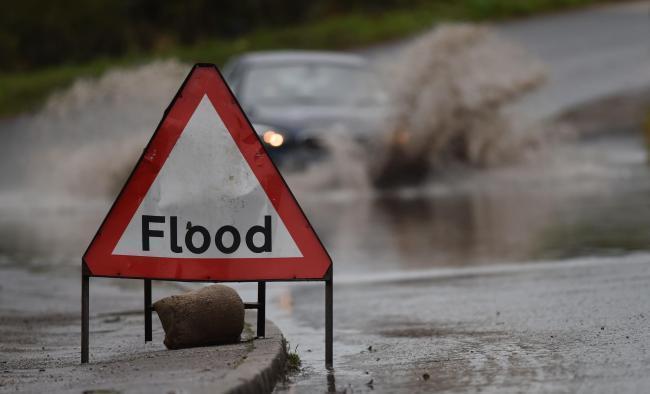 Two emergency closures in place after heavy rain hits Somerset 