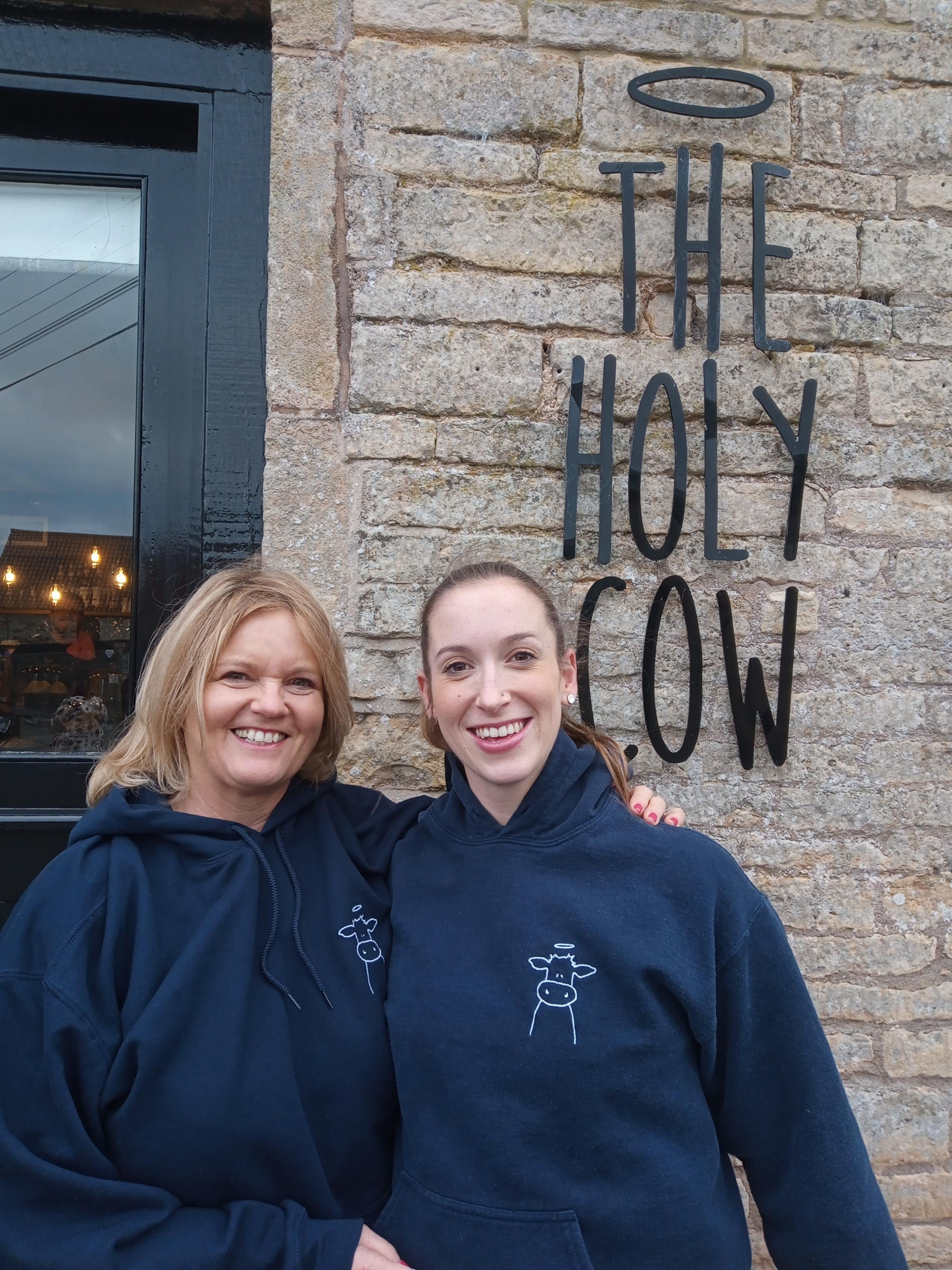 The mother and daughter team at The Holy Cow in Chilcompton - Vimarsana News