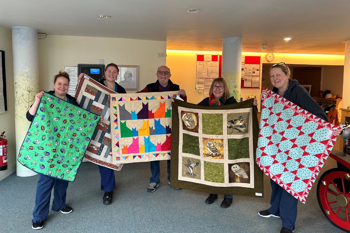 Project Linus donate quilts to Children's Hospice South West - Vimarsana News