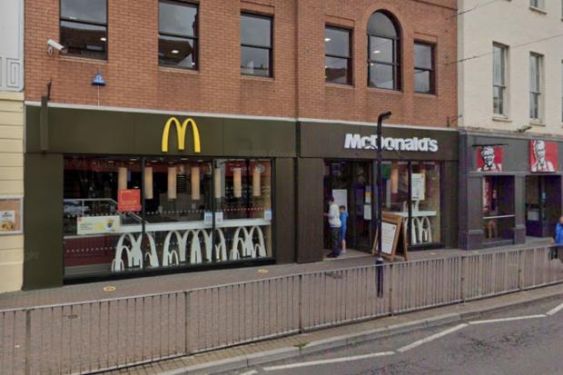 A worker at McDonald's in Taunton has been praised for providing breakfast for a homeless man who came in for a cup of hot water.