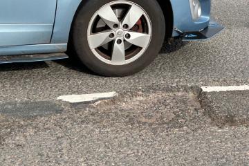 Clinton Rogers’ writes about potholes in his latest column