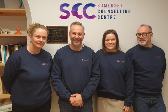 Somerset County Gazette: (L-R) Helen Doolan, Jon Hancock, Tanya Hall-Palmer, and Simon Peck Somerset County Gazette: (L-R) Helen Doolan, Jon Hancock, Tanya Hall-Palmer, and Simon Peck