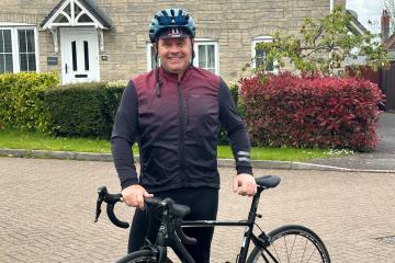 Taunton man to cycle from London to Paris to help Cygnet Hospital