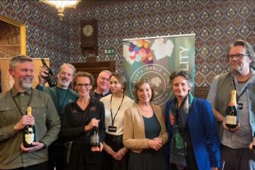 MP Rebecca Pow supports British wine industry in Westminster