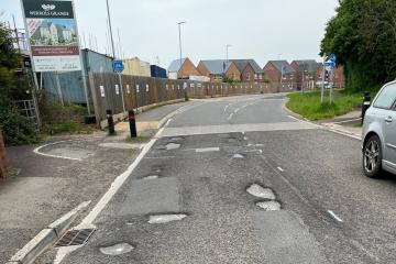 Potholes on Taunton Bossington Drive repaired with ‘new technology’
