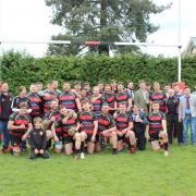 RECOGNITION: Wellington RFC celebrate their heroes