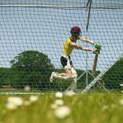 NEW GUIDELINES: Henry Stirzaker practising at Bagborough Cricket Club