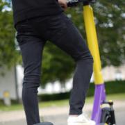 ON TAUNTON STREETS: The e-scooters are available to hire in Taunton - but not everyone's happy