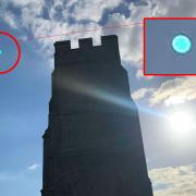 ORB: Is this the first photographic evidence of 'Earth lights' at Glastonbury Tor? PICTURES: Copyright Charlotte Oliver, not for reuse without express permission