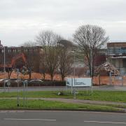 COMING DOWN: The redundant buildings at the UK Hydrographic Office site in Taunton