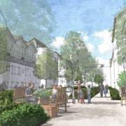 PLAN: Artist's impression of Garsdale Avenue within the Saxonvale development. Pic: Nash Partnership