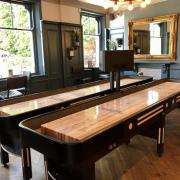 The shuffleboards at Hideout