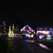 LIGHT DISPLAY: The Hodder family raise money for the UK Sepsis Trust each year with their Christmas display