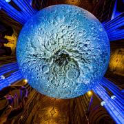 STUNNING: Museum of the Moon at Bath Abbey. Pic: Ben Birchall/PA Wire.
