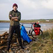 'RIDING OUT': Simon Parker will speak about his epic 3,427-mile solo expedition around  the edge of Britain in Taunton on May 12