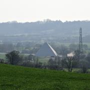 Glastonbury's Pyramid Stage is looking more recognisable after the cover started going on. Picture: Newsquest