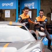 Lando Norris (left) with his teammate Daniel Ricciardo, who will race at his home Grand Prix with McLaren for the first time this weekend. Picture: Business Wire/PA Wire