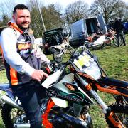 Robert Ellick on his KTM at Somerset TRF's Exmoor Forest Ride Day. Picture: Steve Richardson