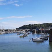 The harbour and marina at St Peter Port