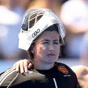England hockey goalkeeper Maddie Hinch, who has won a gold medal at the Commonwealth Games