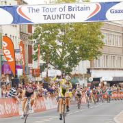 Tour of Britain comes through Taunton 2011.