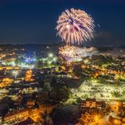 The Extravaganza ended with the now-traditional fireworks spectacular.  Picture: Mike Jefferies, Somerset Camera Club