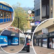 We counted the number of empty shops in Taunton town centre