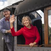 Jenny Agutter catches a train to the world premiere of The Railway Children Return in July 2022. Picture: Danny Lawson, PA Wire