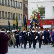 The Remembrance Day Parade in Taunton in 2019