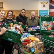 Aldi made a huge donation in Somerset with 4300 meals on Christmas eve.