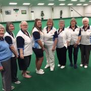 Taunton Deane Bowling Club ladies squad.