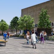 An artist's impression of improvements to Lower Middle Street under Yeovil Refresh.
