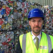 Somerset Waste Partnership managing director Mickey Green at the upgraded depot at Evercreech Junction.