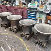 North Curry’s new church bells, fresh from casting, wait to be tuned in the Loughborough Bell Foundry (Photo: Darren Woodyer)