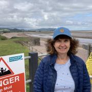 Judy Mapledoram, who uses the trail on a daily basis and campaigns for better cycling routes in West Somerset.