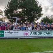 The home crowd at Wordsworth Drive.