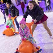 The ice rink is coming to Clarks Village in November. Picture: Clarks Village